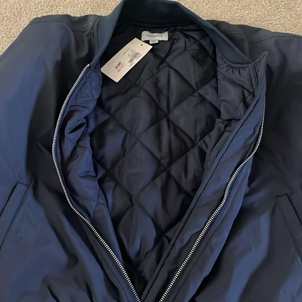 Evereve navy Flight Bomber Jacket - Picture 4 of 4